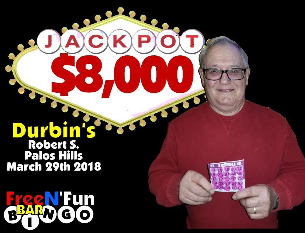 FindMeBingo.com 03-29-18-Roberts-S-Durbins-8000 Jackpot Winners!  
