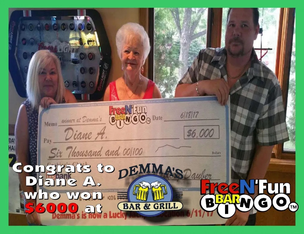 FindMeBingo.com 06-18-17-6000-Demmas-Diane-Albert-2-promo Jackpot Winners! 