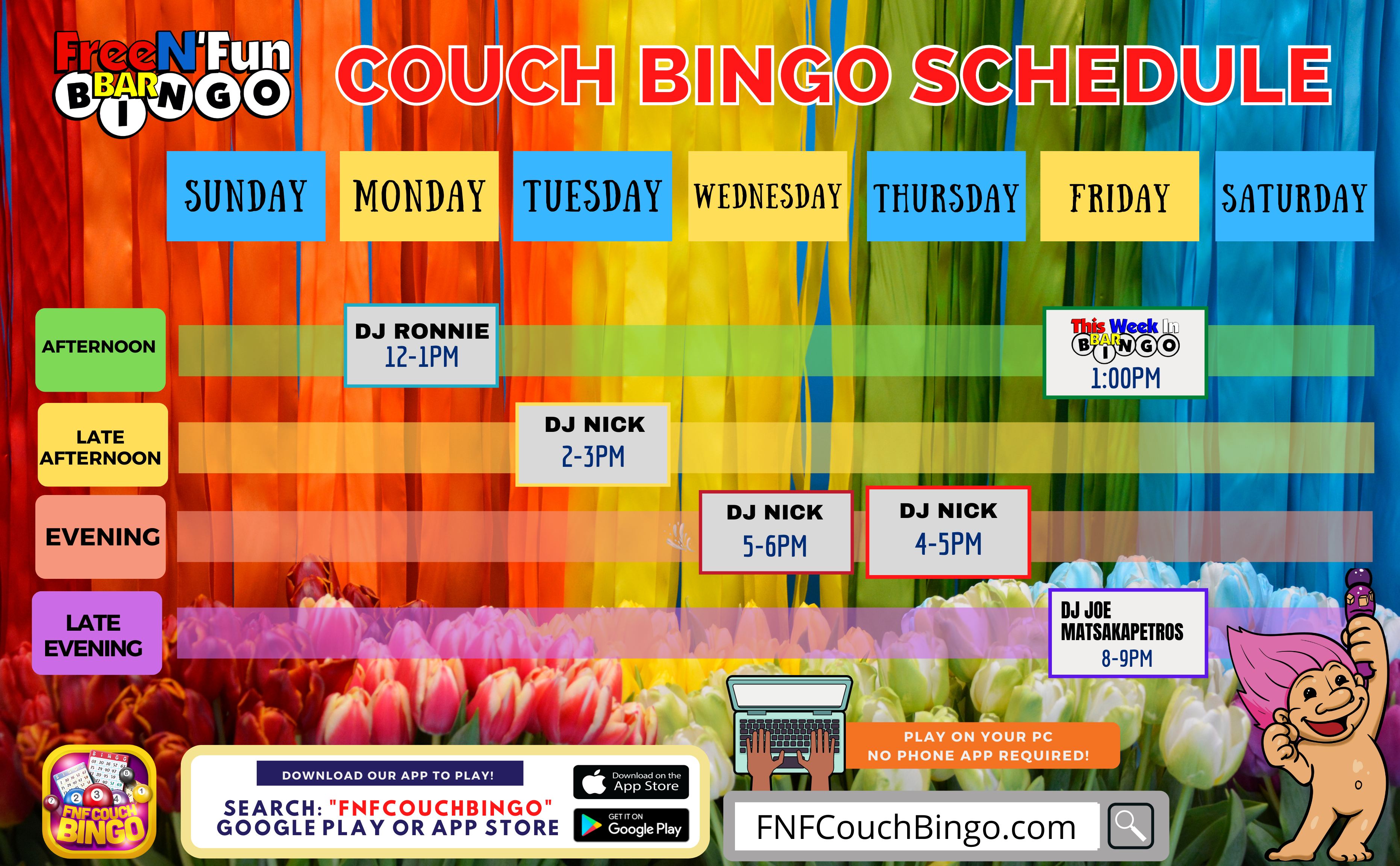 FindMeBingo.com Couch-Schedule-March-1st-v2-1 Couch Bingo Schedule 